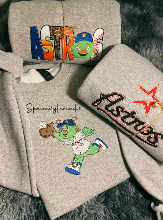 Orbit Embroidered Sweatshirt/Hoodie